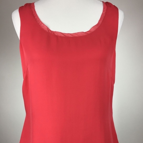 Ellen Tracy Tops - ELLEN TRACY Women's Size 8 Pink Chiffon 100% Silk